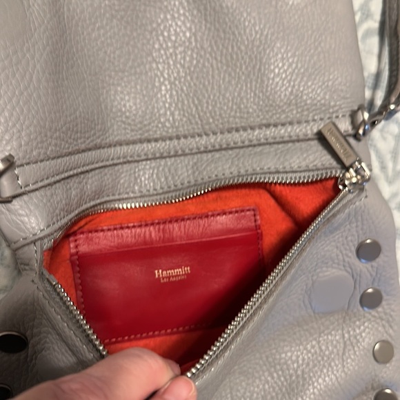 Hammitt Pewter crossbody bag and dust bag - Picture 7 of 12